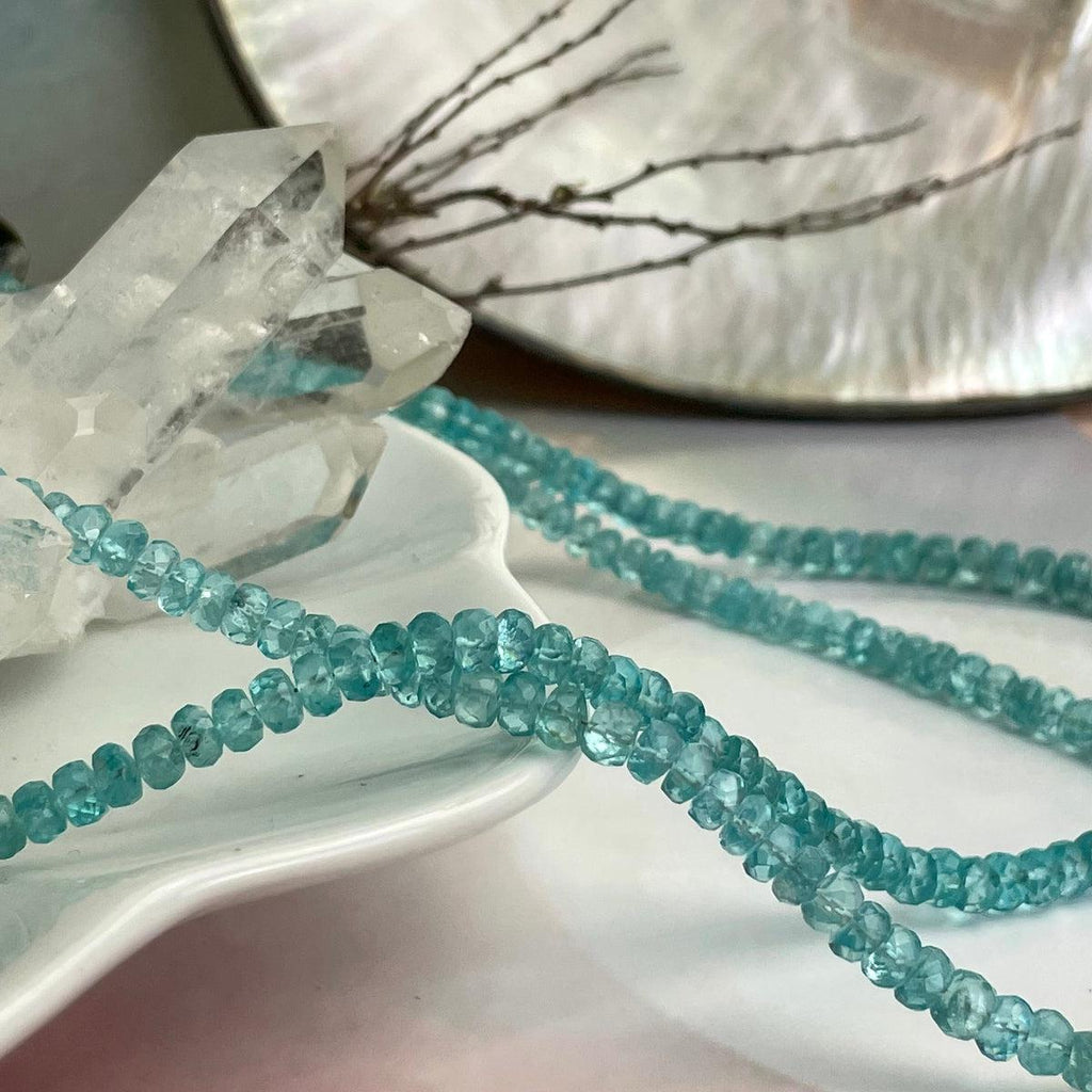 Pale Green Crystal Beads