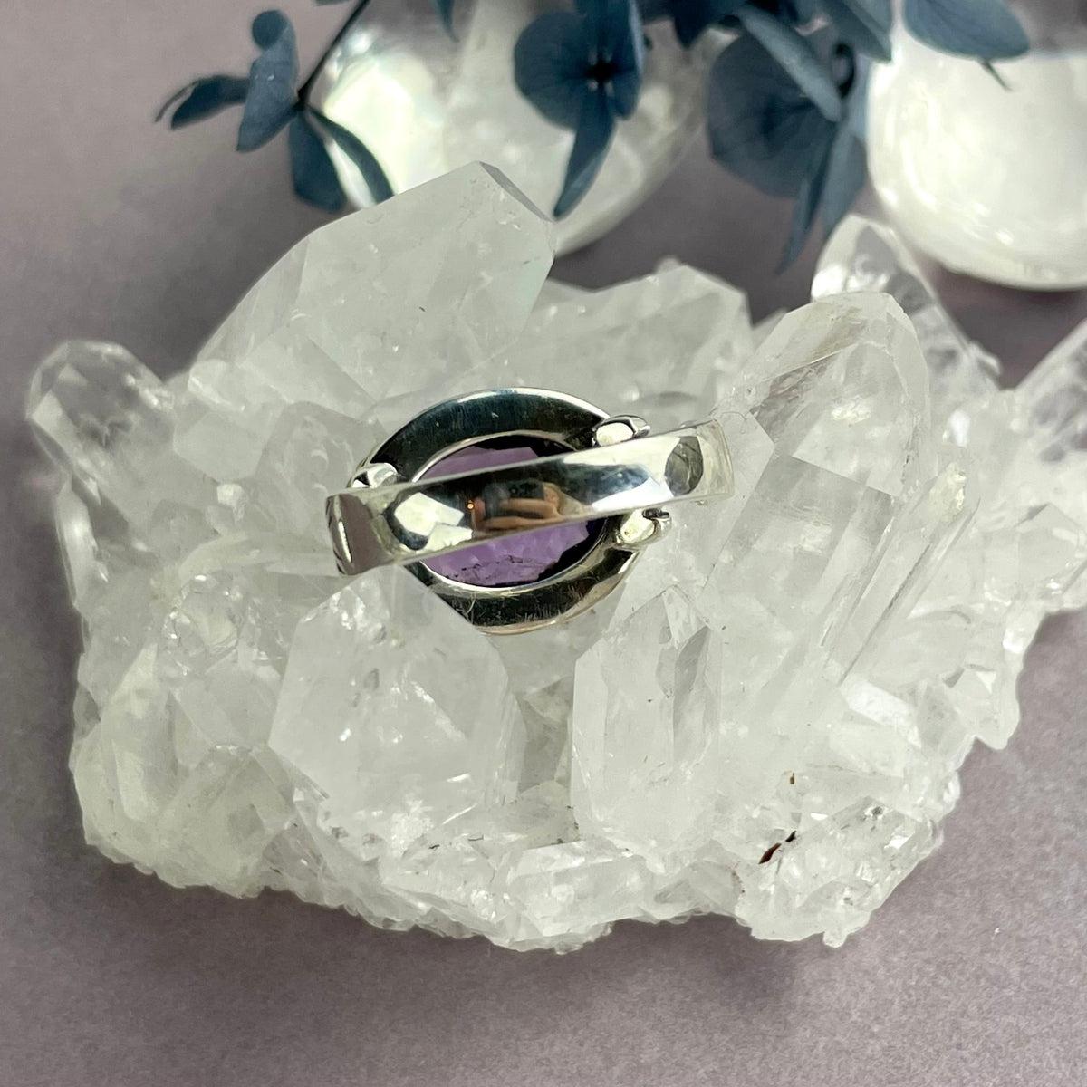 Amethyst Sterling Silver Ring