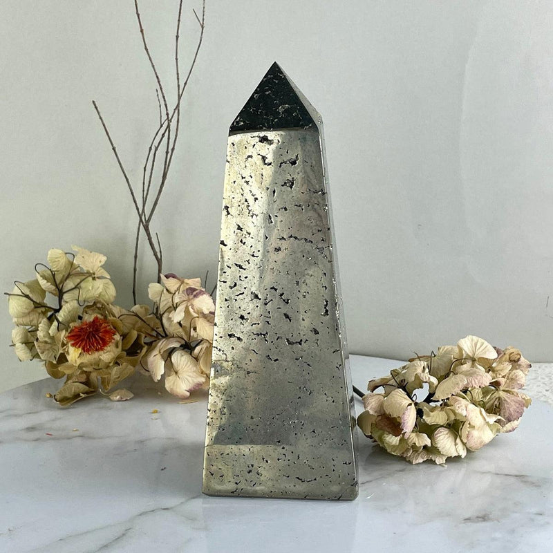 Pyrite Crystal Obelisk