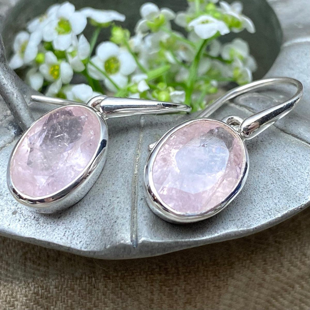 Morganite Oval Earrings