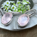 Morganite Oval Earrings
