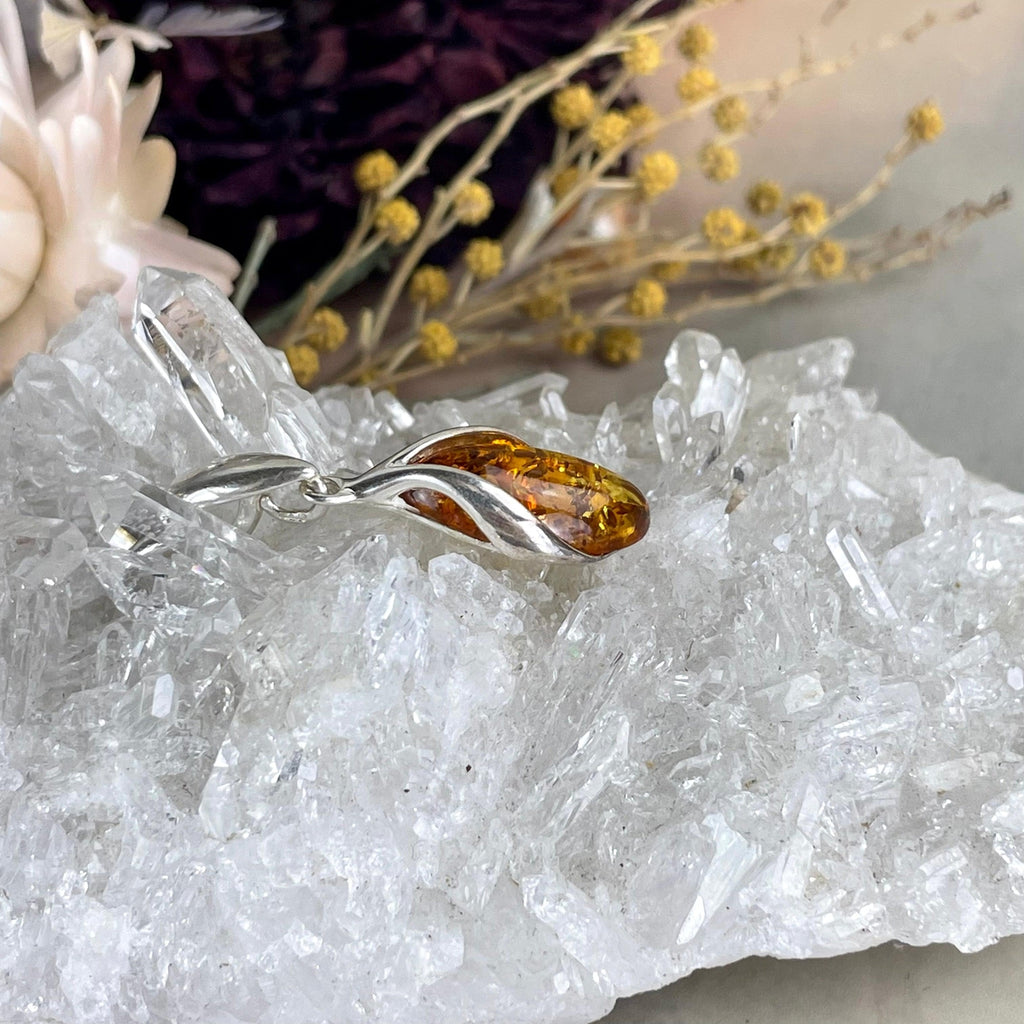 Baltic Amber Silver Pendant
