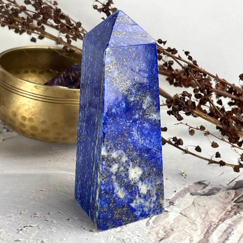 Lapis Lazuli Crystal Tower