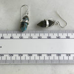 Suspended Labradorite Crystal Earrings