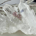 Pink Crystal Stud Earrings