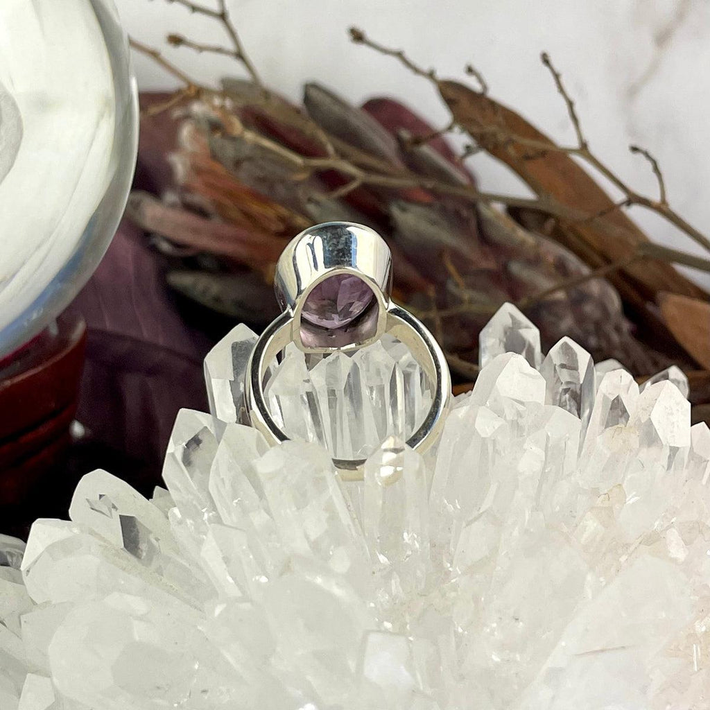 Purple Crystal Ring