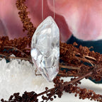 Clear Quartz Suncatcher With Rainbows
