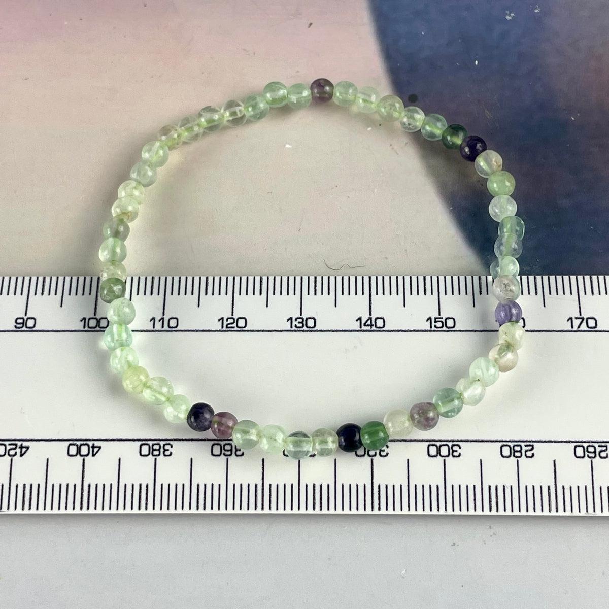 Rainbow Fluorite Beaded Bracelet