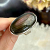 Tempered Silver Crystal Ring