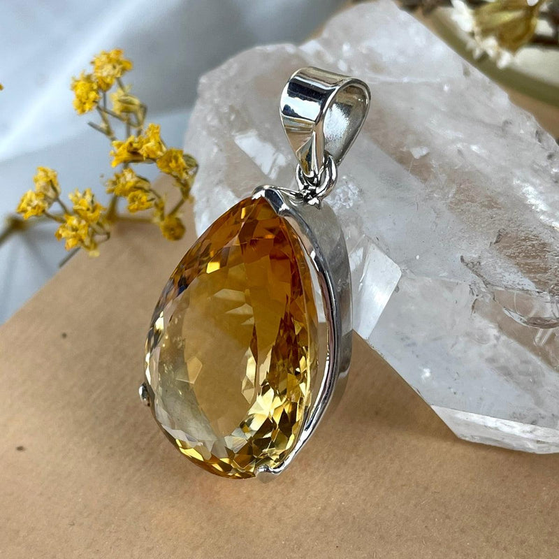 Ethically Sourced Citrine Pendant