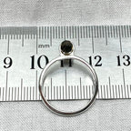 Smokey Quartz Double Terminated Point Ring