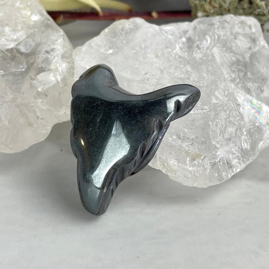 Wolf Crystal Carving