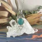Amazonite Sterling Silver Pendant
