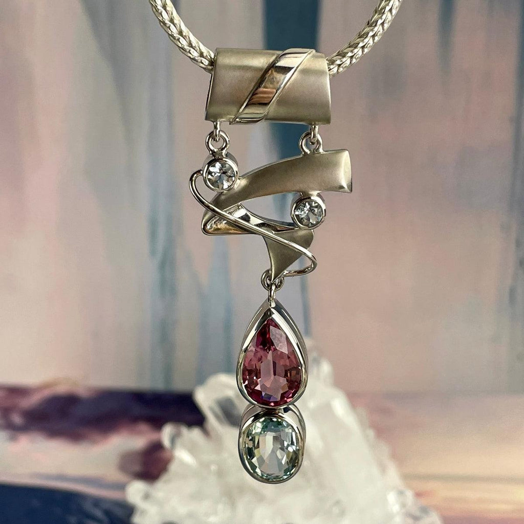 Gemstone Contemporary Pendant