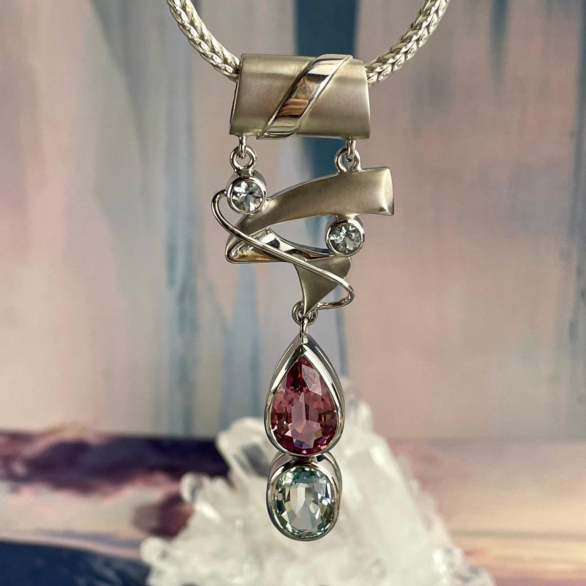 Gemstone Contemporary Pendant