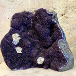 Amethyst calcite cave 