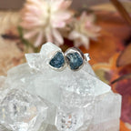Aquamarine Rough Studs
