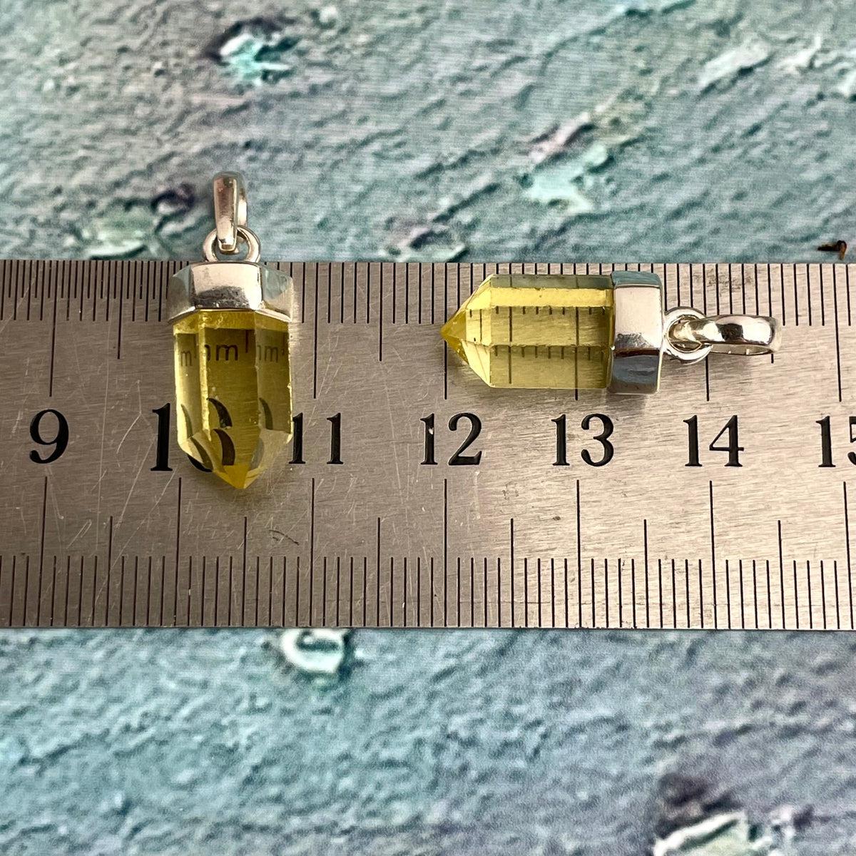Crystal Point Sterling Silver Pendant