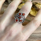 Carnelian Multi Stone Ring