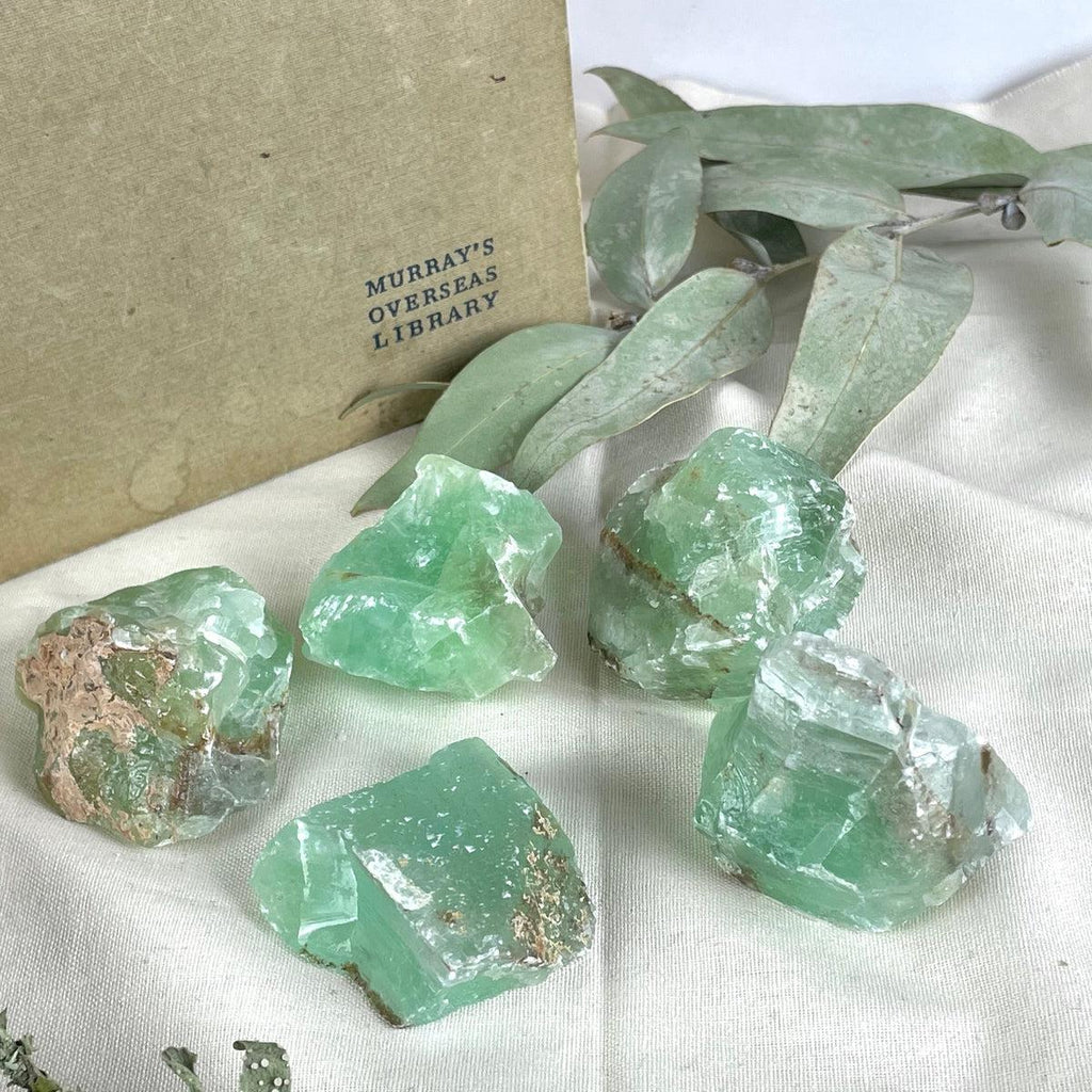 Green Calcite Unpolished