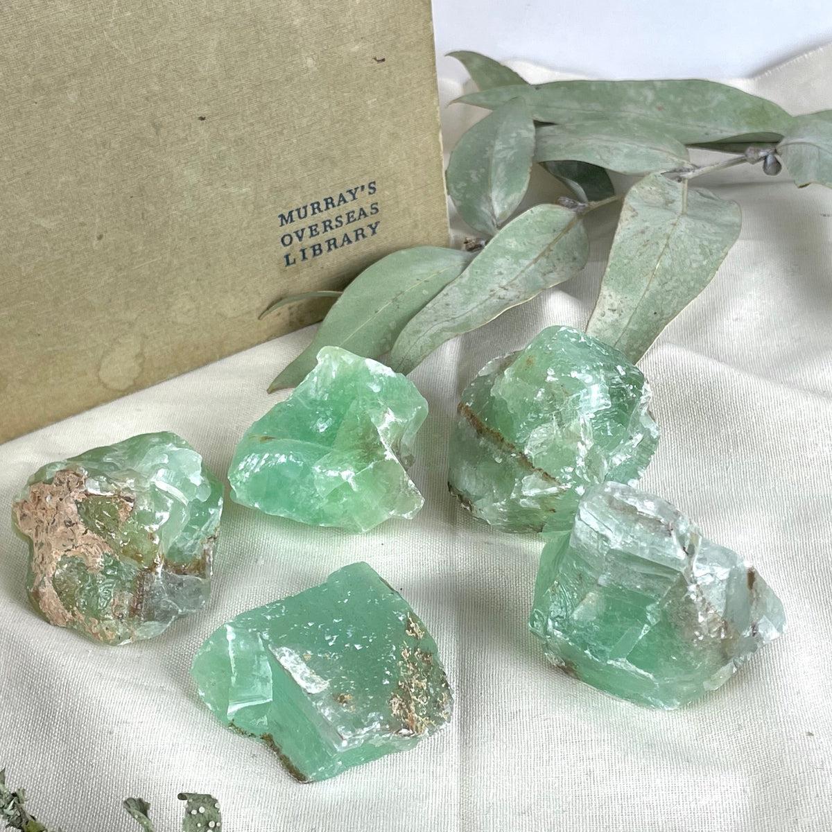 Green Calcite Unpolished