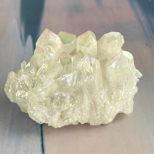 Angel Aura Quartz Clusters