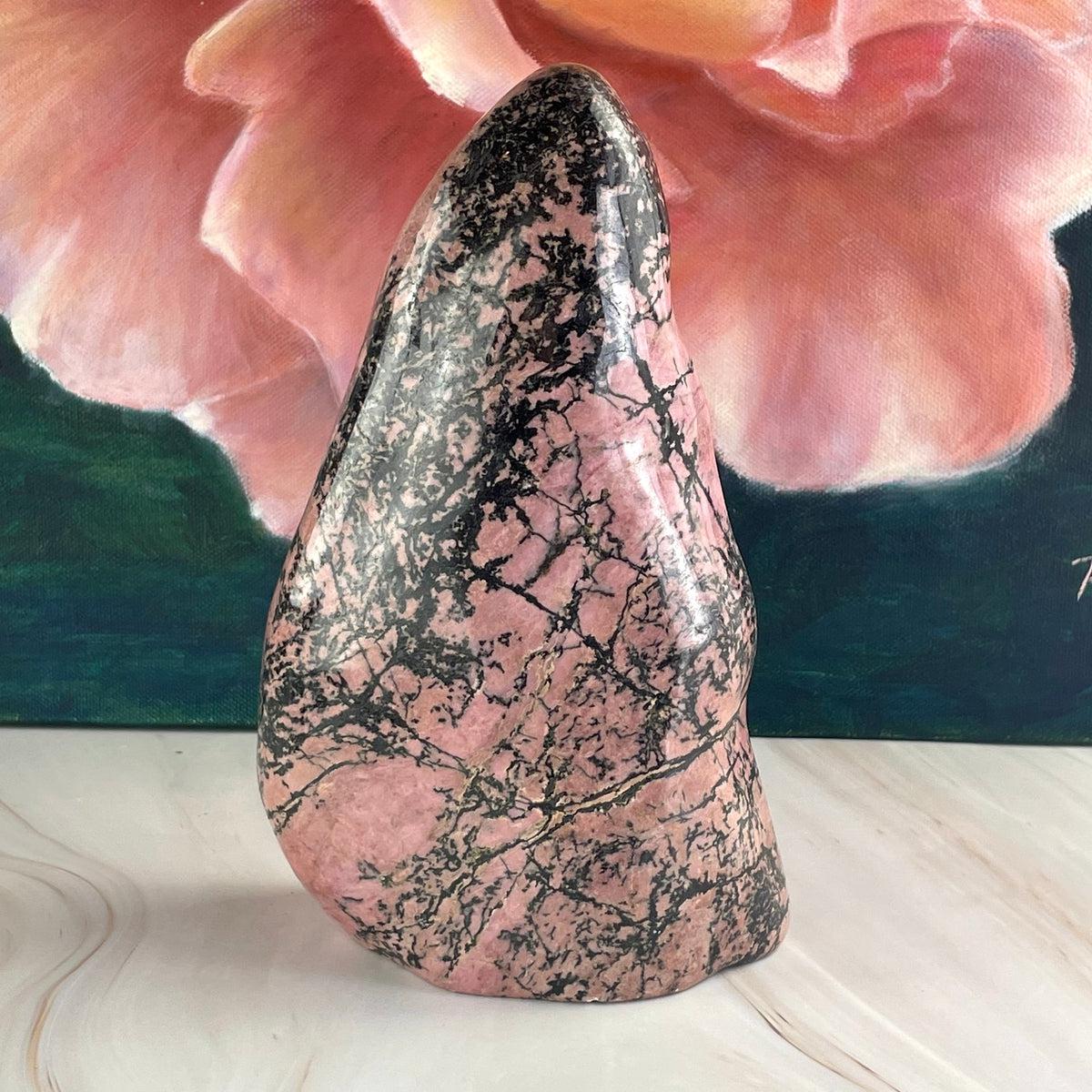 Rhodonite Freeform Sculpture