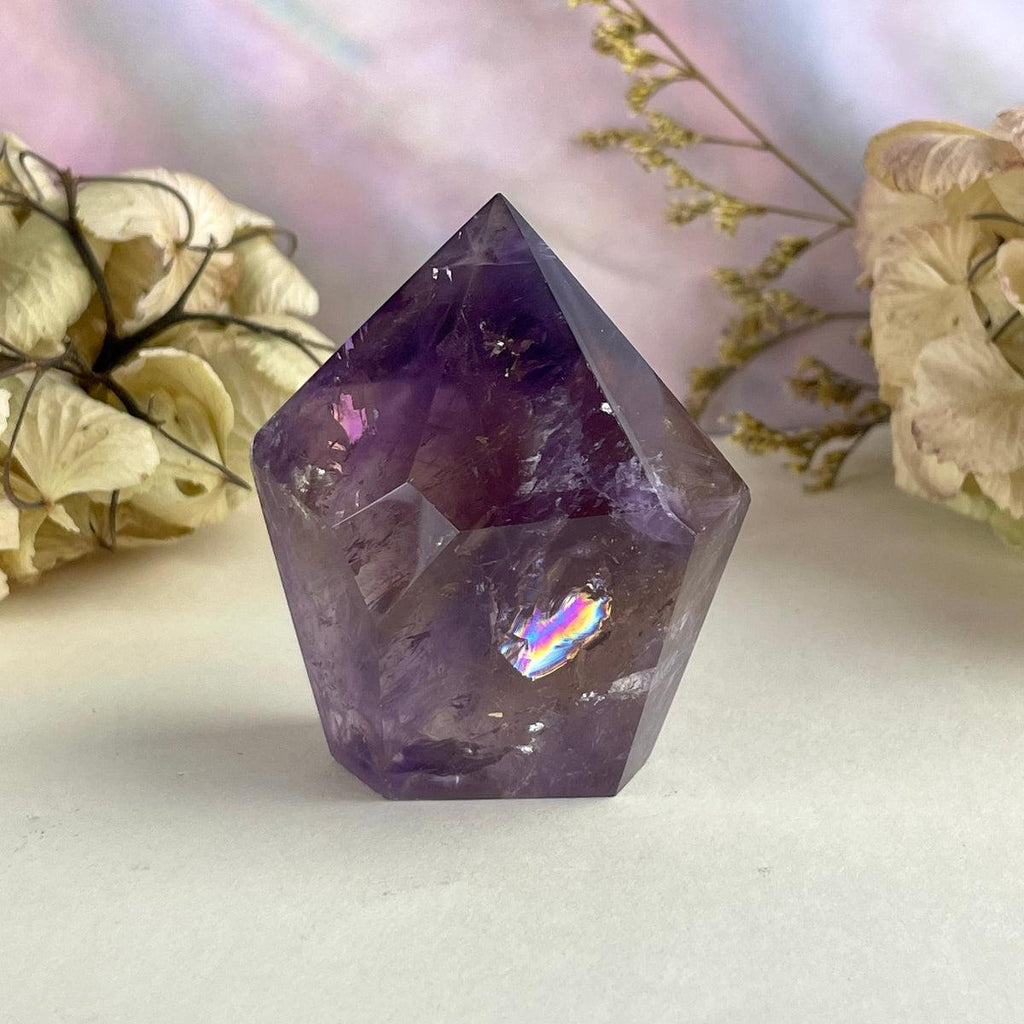 Ametrine With Rainbow Inclusion
