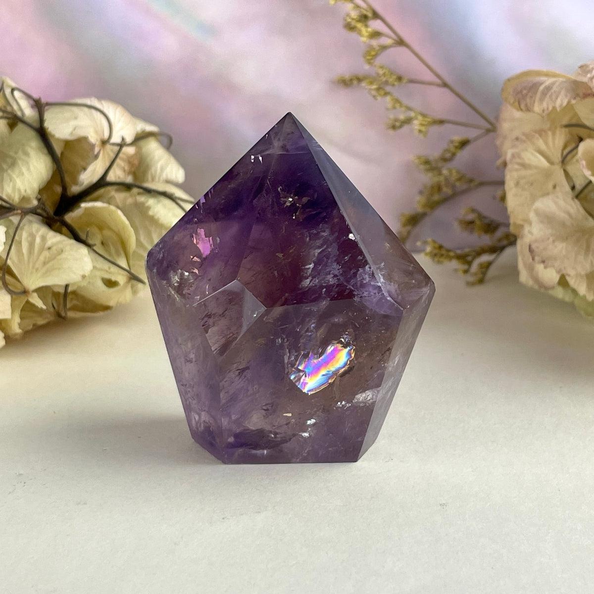 Ametrine With Rainbow Inclusion