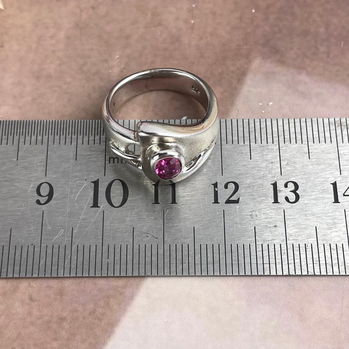 Pink Tourmaline Handcrafted Ring