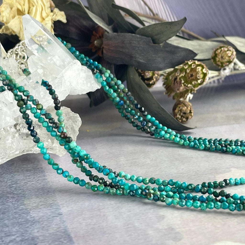 Green Crystal Bead Necklace