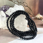 Black Crystal Bead Bracelet