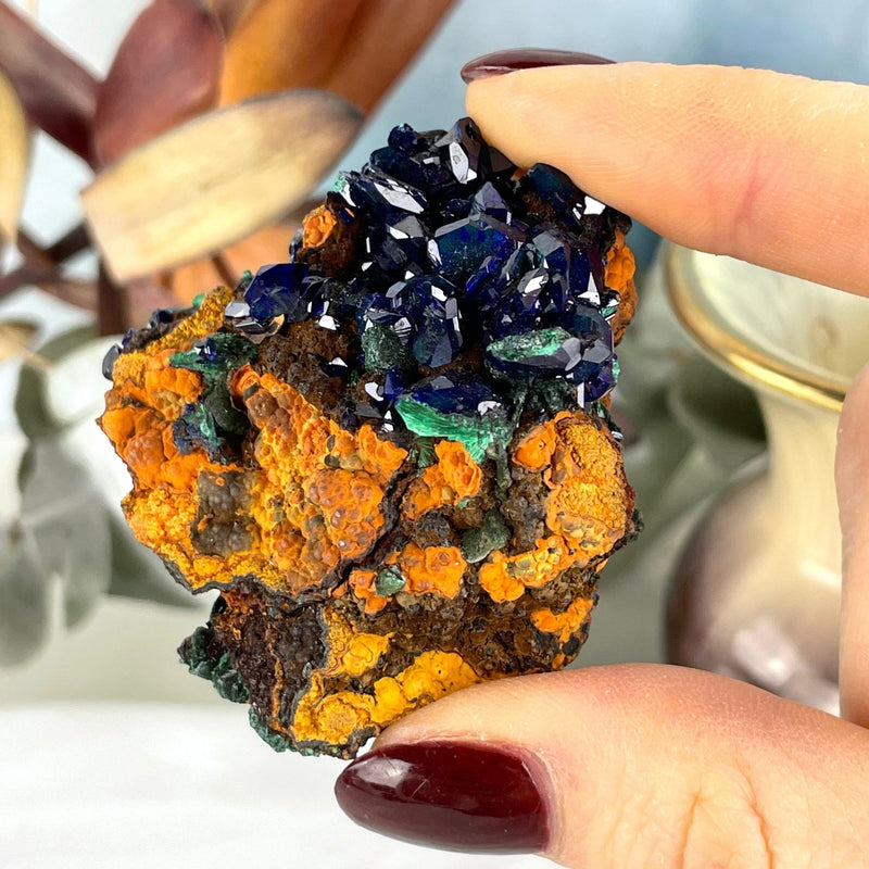 Azurite And Malachite Crystal