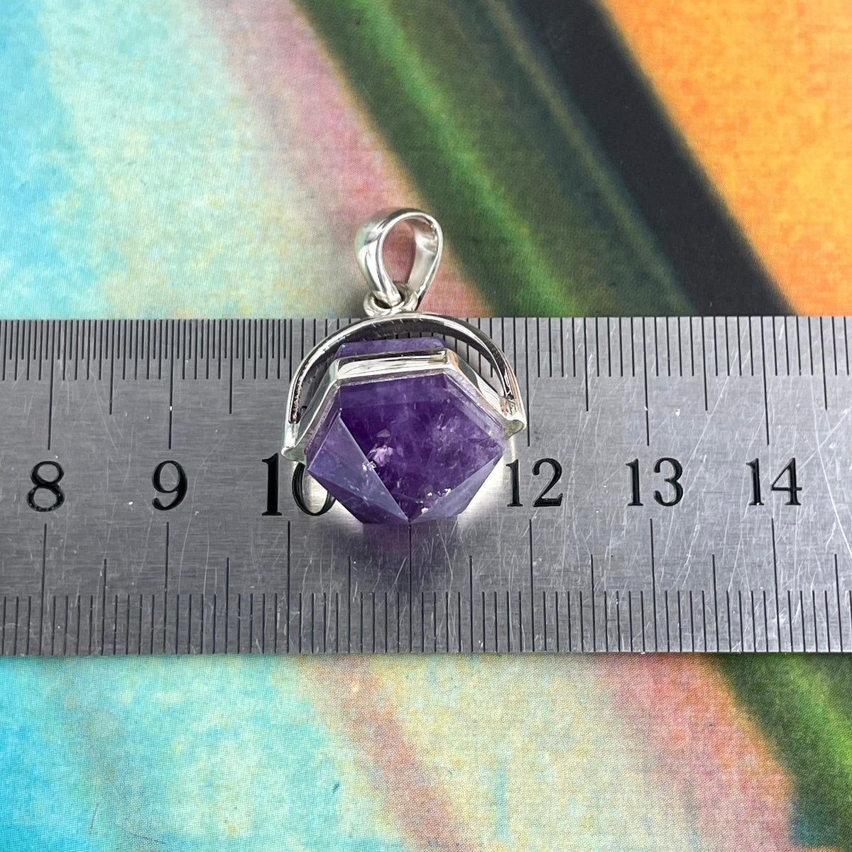 Purple Crystal Pendant