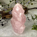 Rose Quartz Crystal Flames 12cm - 19cm