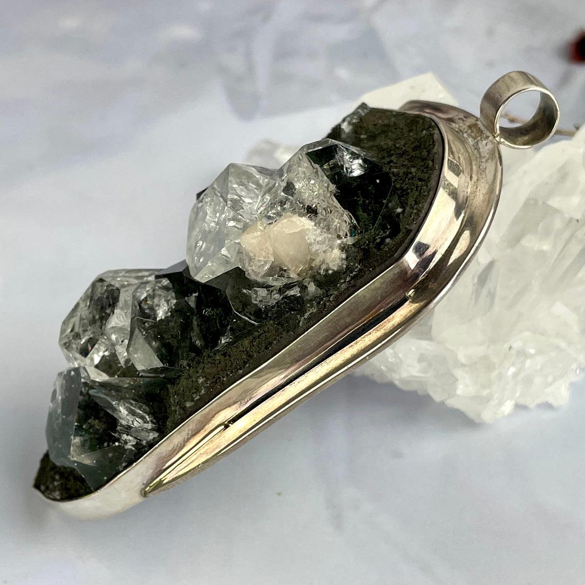 Raw Crystal Large Pendant