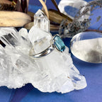 Large Band Size Crystal Ring