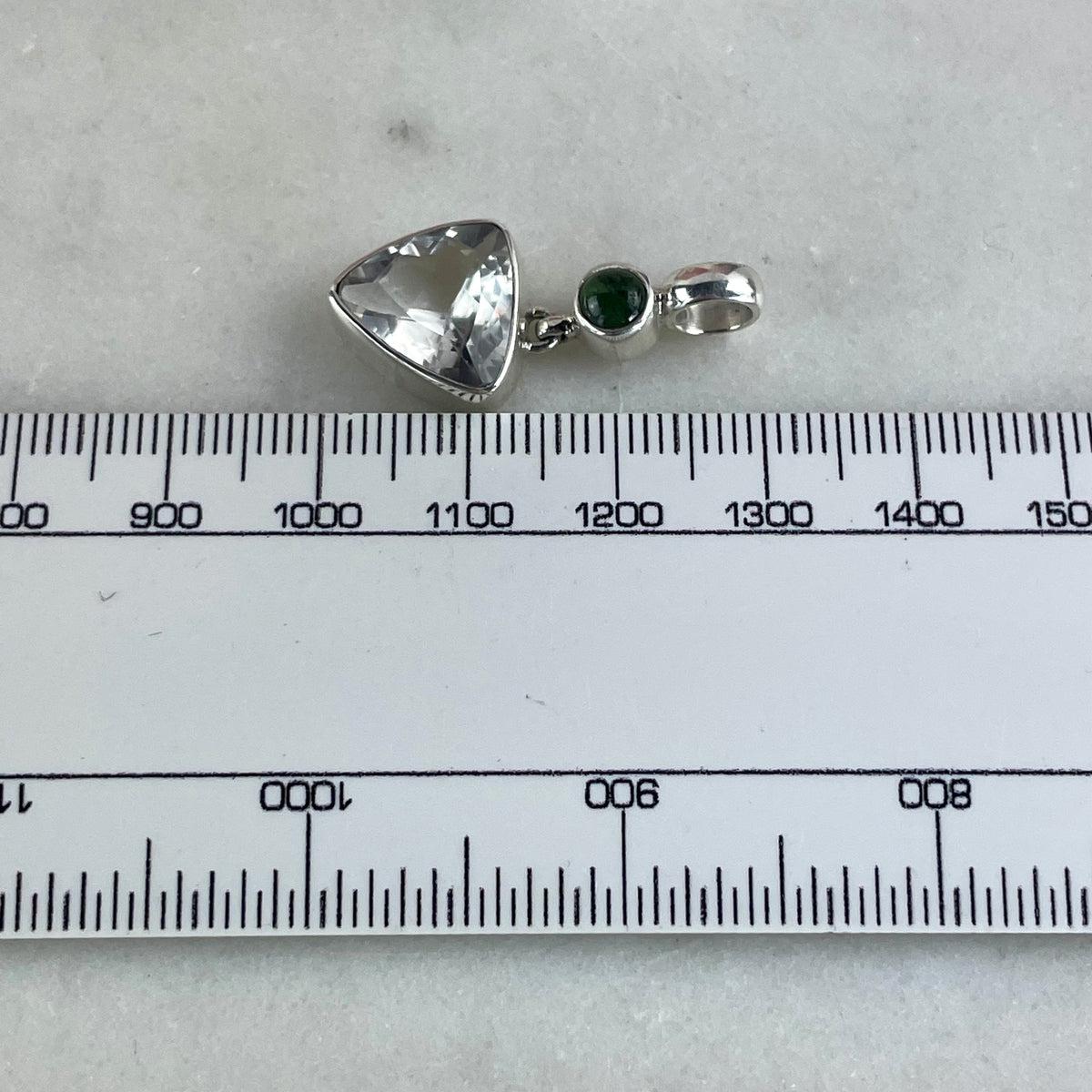 Double Crystal Pendant