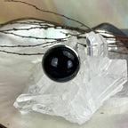 Round Rainbow Obsidian Ring