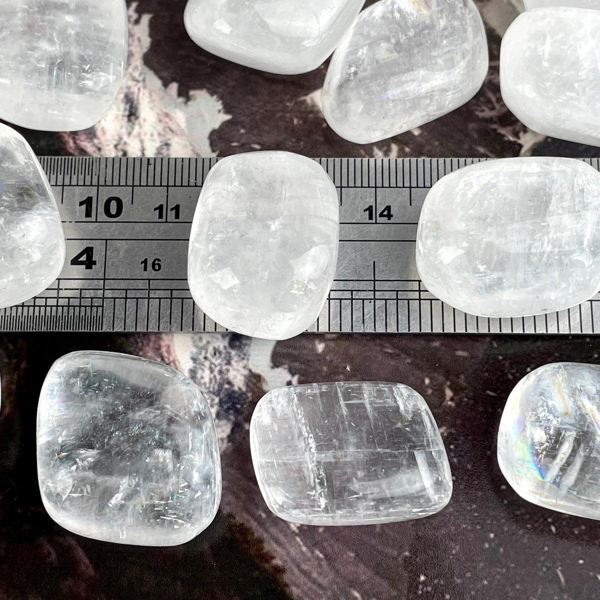 Optical Calcite Tumbled Stones