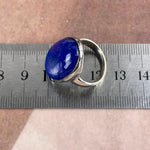Blue And Gold Crystal Ring