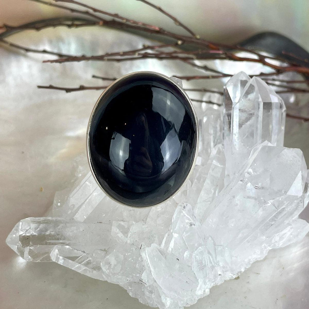 Rainbow Obsidian Assorted Shape Rings