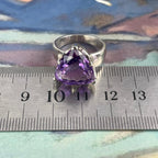 Trillion Cut Amethyst Ring
