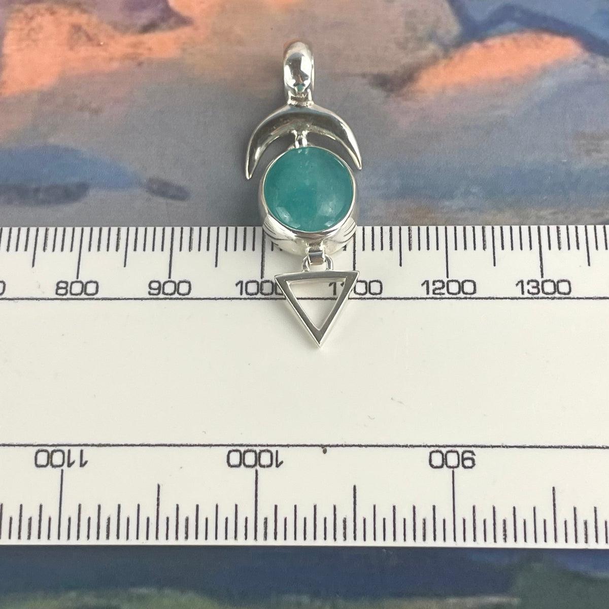 Crystal Pendant And Earring Set