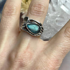 Small Size Labradorite Ring