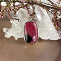 Rhodonite Rectangle Pendant