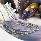 Tourmalated Quartz Bead Necklace