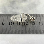 Tibetan Quartz Raw Small Double Terminated Point Pendant