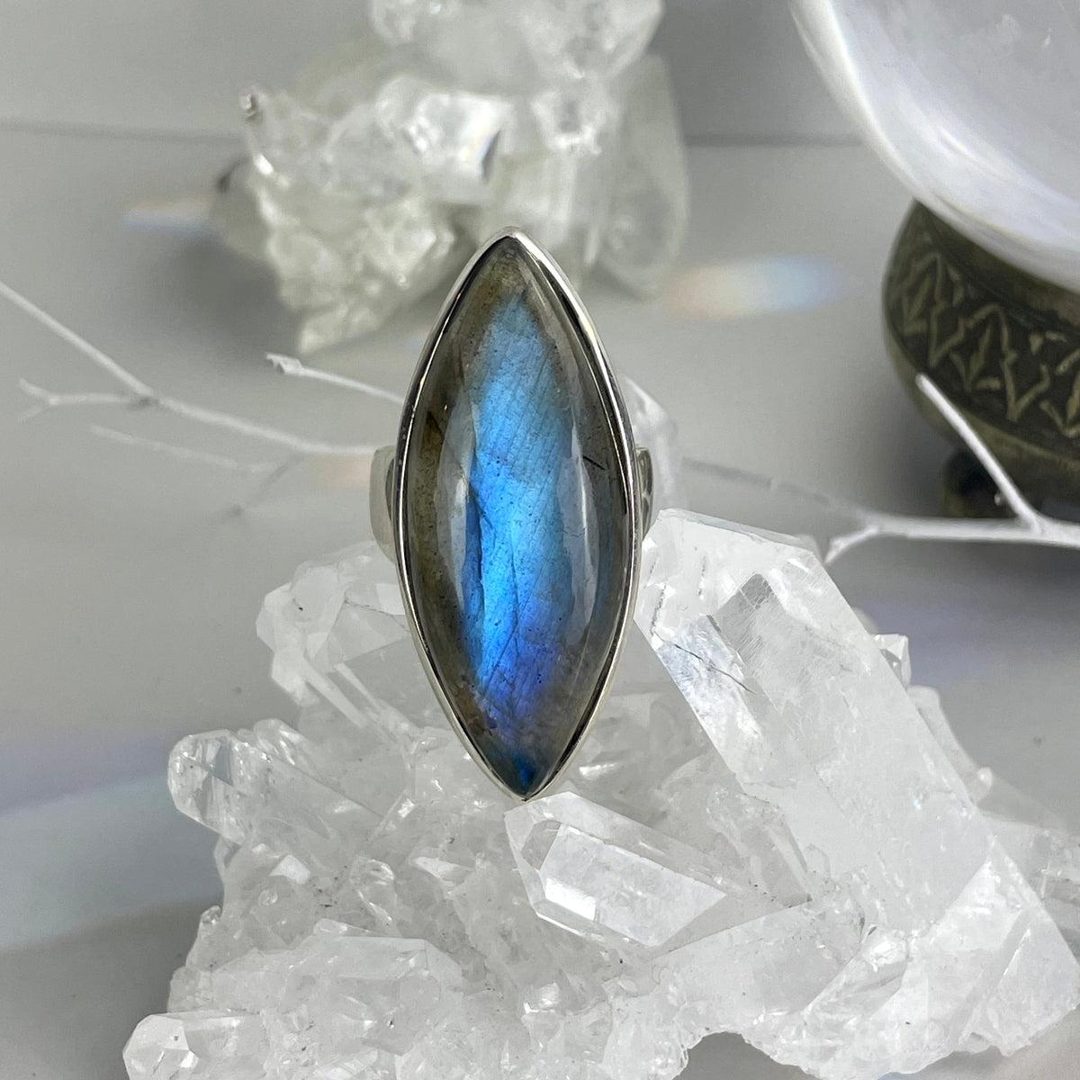 Blue Labradorite Ring