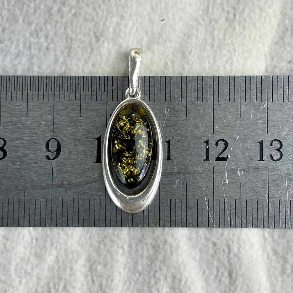 Amber in Silver Pendant